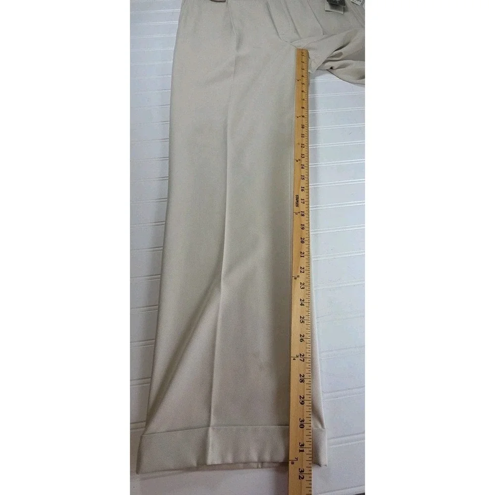 Brooks Brothers Country Club Pro Sport Golf Pants Tan Polyester Mens 38x32 NWT